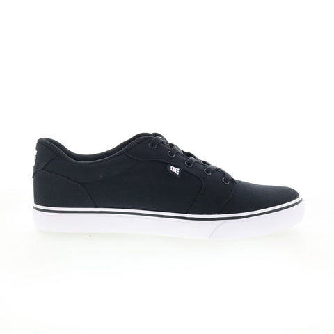 DC Anvil TX SE ADYS300036 Mens Black Canvas Skate Inspired Sneakers Shoes