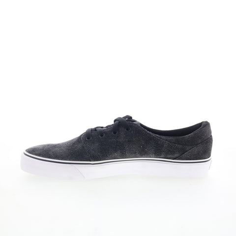 DC Trase TX LE ADYS300372 Mens Black Canvas Skate Inspired Sneakers Shoes