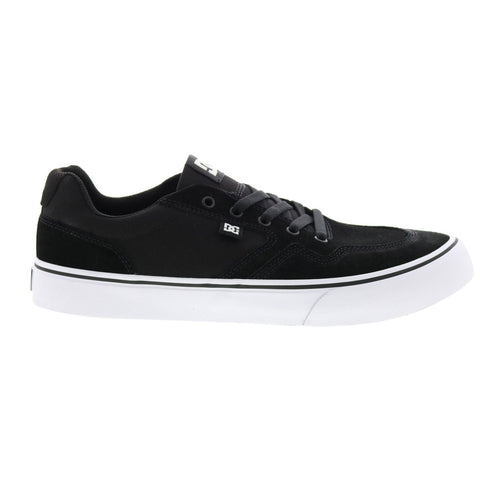 DC Rowlan ADYS300548-BKW Mens Black Suede Skate Inspired Sneakers Shoes