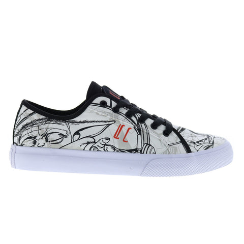 DC Star Wars Manual ADYS300718-WBK Mens White Skate Inspired Sneakers Shoes