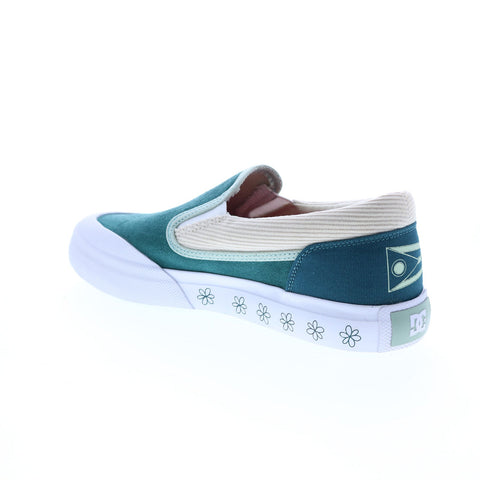 DC Manual x Susie ADYS300733-DKT Mens Green Suede Lifestyle Sneakers Shoes