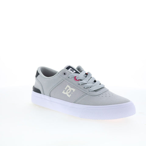 DC Teknic S ADYS300739-GYB Mens Gray Suede Skate Inspired Sneakers Shoes