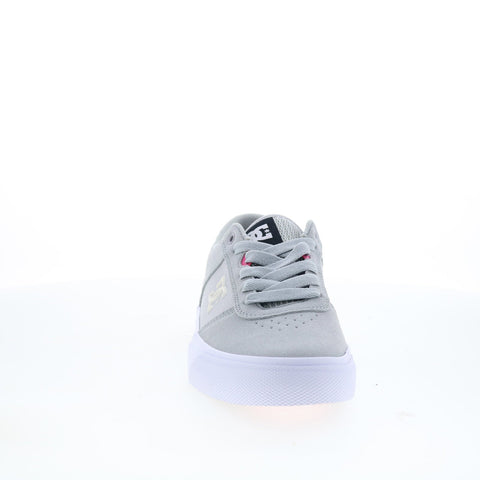 DC Teknic S ADYS300739-GYB Mens Gray Suede Skate Inspired Sneakers Shoes