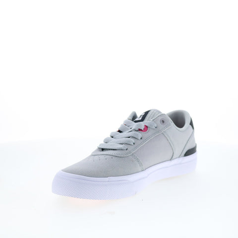 DC Teknic S ADYS300739-GYB Mens Gray Suede Skate Inspired Sneakers Shoes