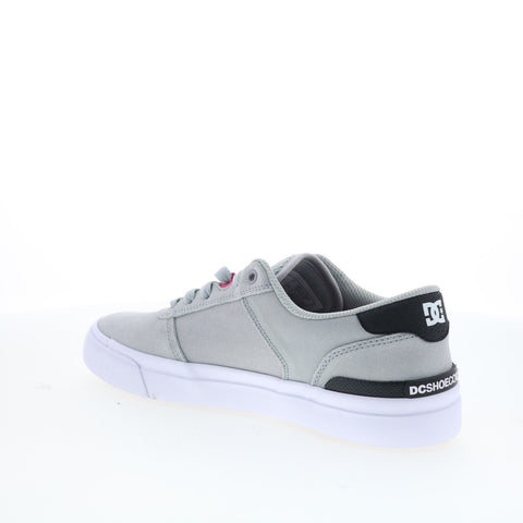 DC Teknic S ADYS300739-GYB Mens Gray Suede Skate Inspired Sneakers Shoes