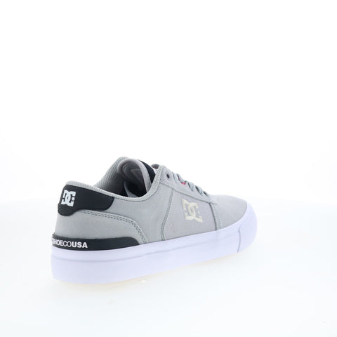 DC Teknic S ADYS300739-GYB Mens Gray Suede Skate Inspired Sneakers Shoes
