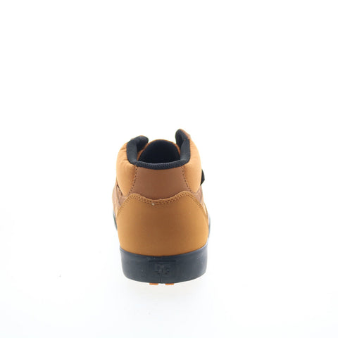 DC Kalis Vulc Mid WNT Mens Brown Nubuck Skate Inspired Sneakers Shoes