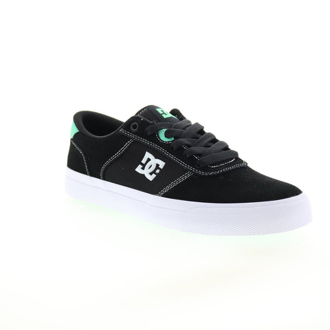 DC Teknic ADYS300763-BWE Mens Black Suede Skate Inspired Sneakers Shoes