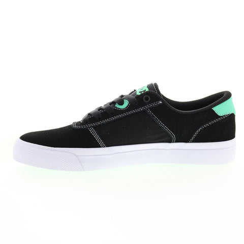 DC Teknic ADYS300763-BWE Mens Black Suede Skate Inspired Sneakers Shoes