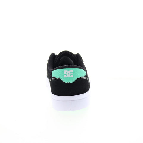 DC Teknic ADYS300763-BWE Mens Black Suede Skate Inspired Sneakers Shoes