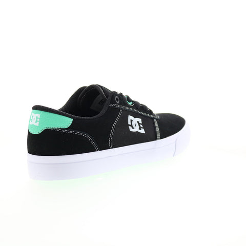 DC Teknic ADYS300763-BWE Mens Black Suede Skate Inspired Sneakers Shoes