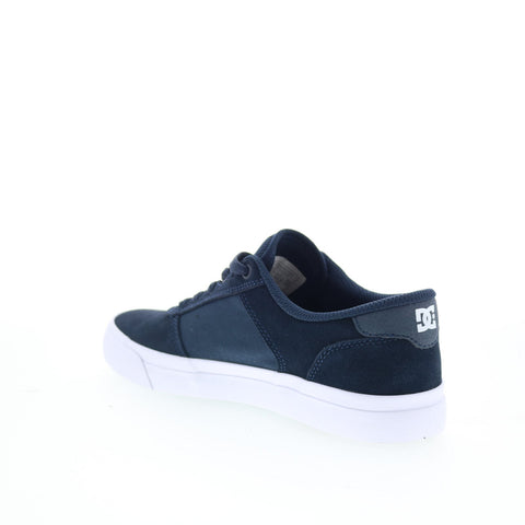 DC Teknic ADYS300763-DN1 Mens Blue Suede Skate Inspired Sneakers Shoes