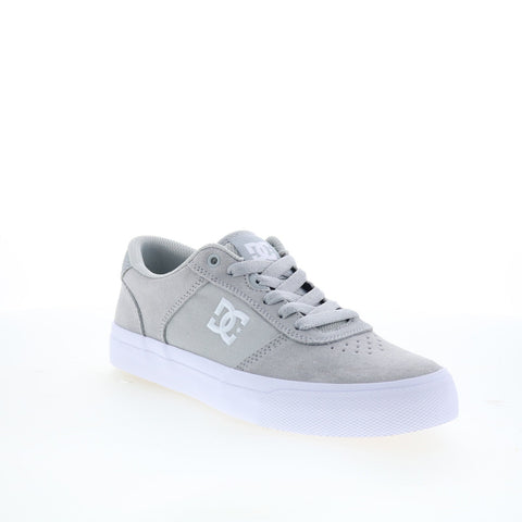 DC Teknic ADYS300763-GRW Mens Gray Suede Skate Inspired Sneakers Shoes