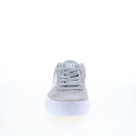 DC Teknic ADYS300763-GRW Mens Gray Suede Skate Inspired Sneakers Shoes