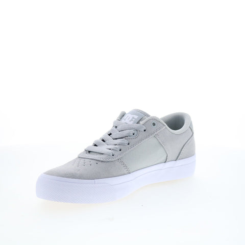 DC Teknic ADYS300763-GRW Mens Gray Suede Skate Inspired Sneakers Shoes