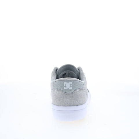 DC Teknic ADYS300763-GRW Mens Gray Suede Skate Inspired Sneakers Shoes
