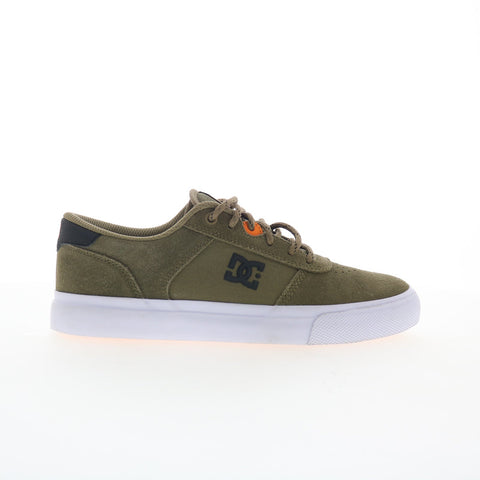 DC Teknic ADYS300763-OVC Mens Green Suede Skate Inspired Sneakers Shoes