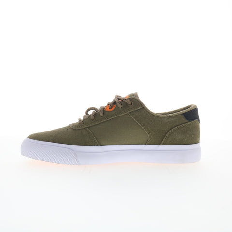 DC Teknic ADYS300763-OVC Mens Green Suede Skate Inspired Sneakers Shoes