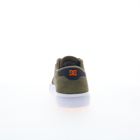 DC Teknic ADYS300763-OVC Mens Green Suede Skate Inspired Sneakers Shoes