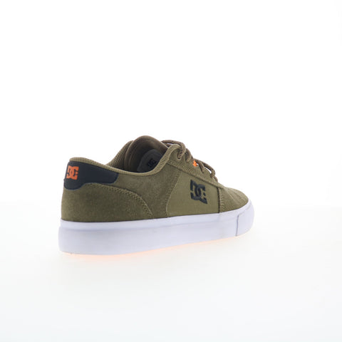 DC Teknic ADYS300763-OVC Mens Green Suede Skate Inspired Sneakers Shoes