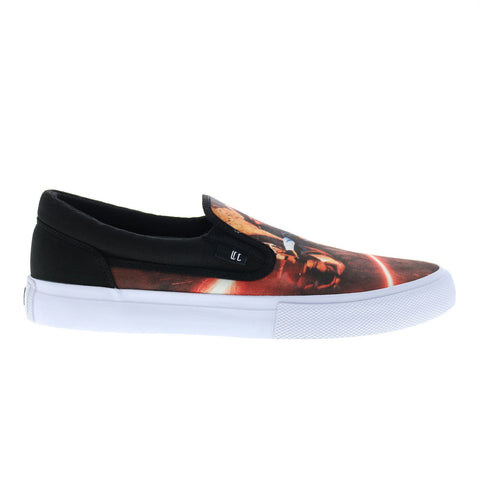 DC Star Wars Manual Slip-On Mens Red Canvas Skate Inspired Sneakers Shoes