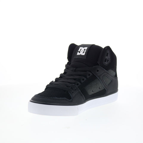 DC Pure High Top WC ADYS400043-KWT Mens Black Skate Inspired Sneakers Shoes