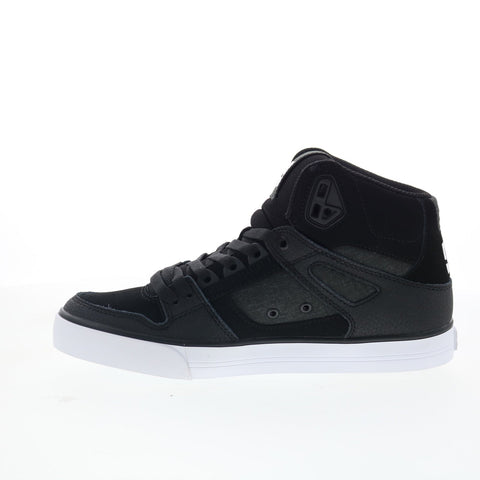 DC Pure High Top WC ADYS400043-KWT Mens Black Skate Inspired Sneakers Shoes