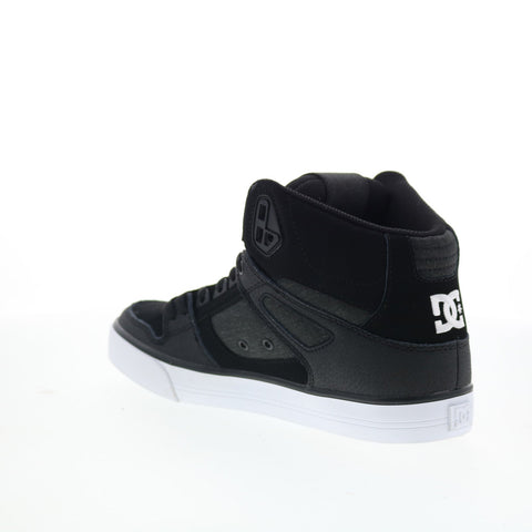 DC Pure High Top WC ADYS400043-KWT Mens Black Skate Inspired Sneakers Shoes