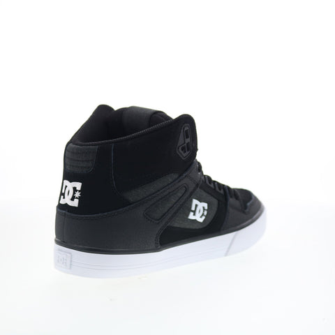 DC Pure High Top WC ADYS400043-KWT Mens Black Skate Inspired Sneakers Shoes