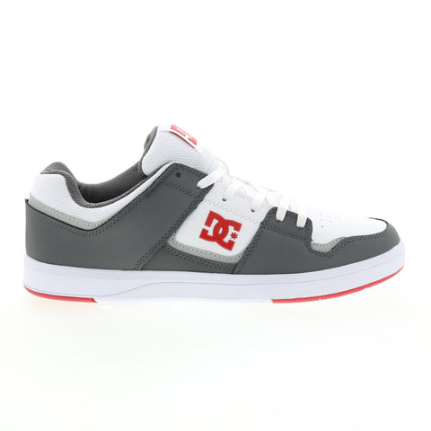 DC Cure ADYS400073-WYR Mens White Leather Skate Inspired Sneakers Shoes