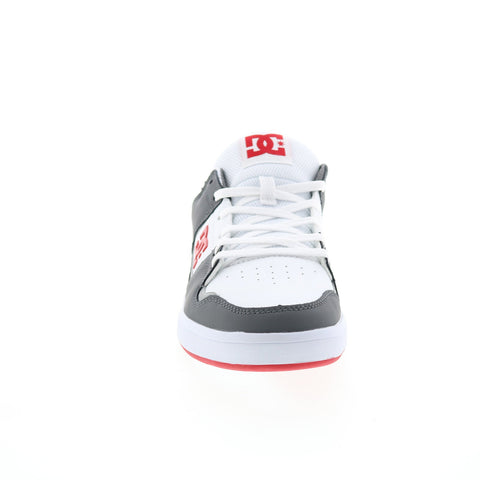 DC Cure ADYS400073-WYR Mens White Leather Skate Inspired Sneakers Shoes