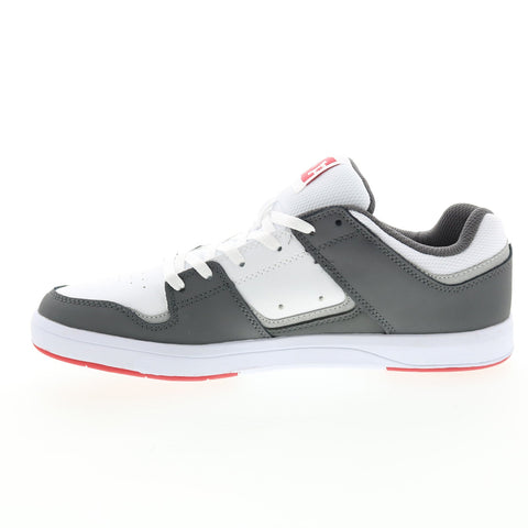 DC Cure ADYS400073-WYR Mens White Leather Skate Inspired Sneakers Shoes