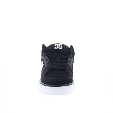 DC Pure Mid ADYS400082-BKW Mens Black Nubuck Skate Inspired Sneakers Shoes