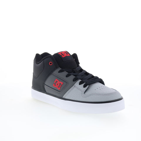 DC Pure Mid ADYS400082-XKSS Mens Black Skate Inspired Sneakers Shoes