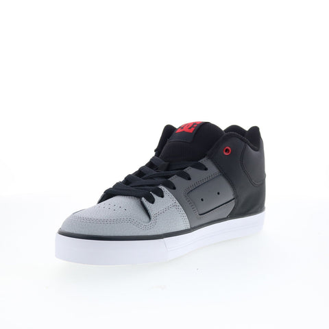 DC Pure Mid ADYS400082-XKSS Mens Black Skate Inspired Sneakers Shoes