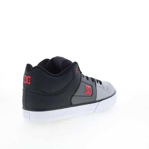 DC Pure Mid ADYS400082-XKSS Mens Black Skate Inspired Sneakers Shoes