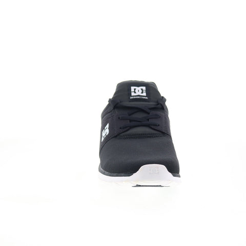DC Heathrow ADYS700071 Mens Black Canvas Skate Inspired Sneakers Shoes