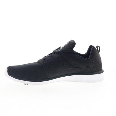 DC Heathrow ADYS700071 Mens Black Canvas Skate Inspired Sneakers Shoes