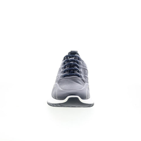 Robert Graham AE531-305-A930 Mens Blue Leather Lifestyle Sneakers Shoes