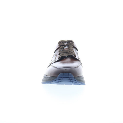 Robert Graham AE646-313-A846 Mens Brown Leather Lifestyle Sneakers Shoes