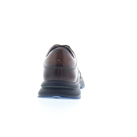 Robert Graham AE646-313-A846 Mens Brown Leather Lifestyle Sneakers Shoes