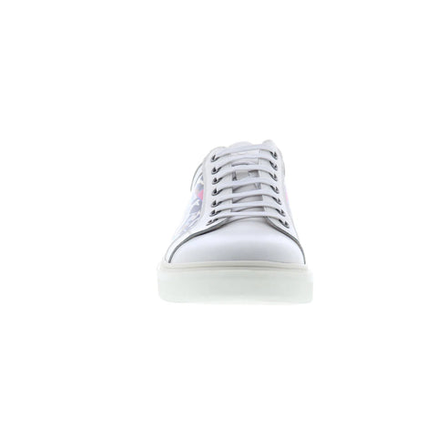 Robert Graham AE676-304-04 Mens White Leather Lifestyle Sneakers Shoes