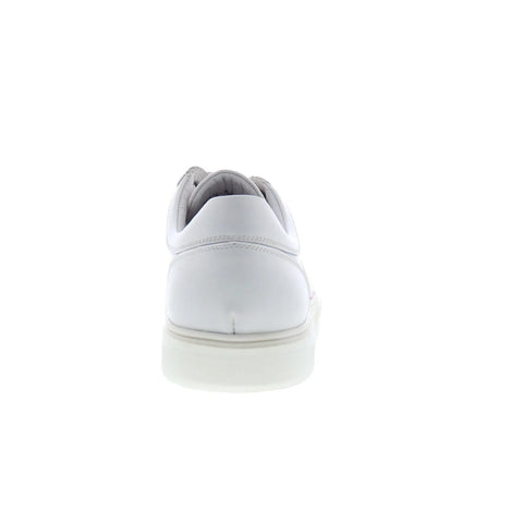 Robert Graham AE676-304-04 Mens White Leather Lifestyle Sneakers Shoes