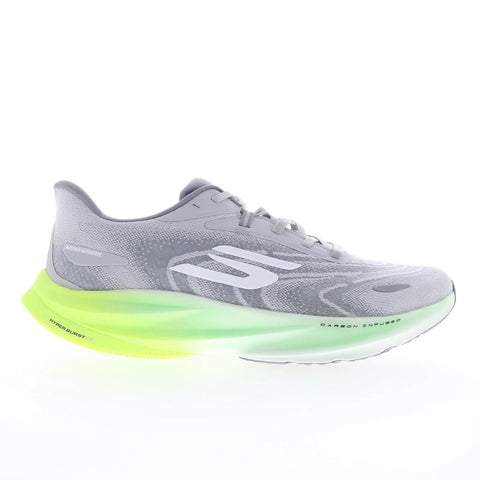 Skechers Aero Spark 246200-GYLM Mens Gray Mesh Athletic Running Shoes