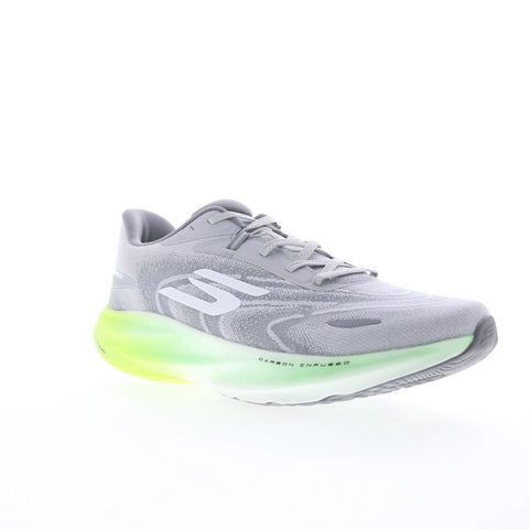 Skechers Aero Spark 246200-GYLM Mens Gray Mesh Athletic Running Shoes