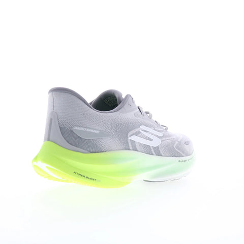 Skechers Aero Spark 246200-GYLM Mens Gray Mesh Athletic Running Shoes