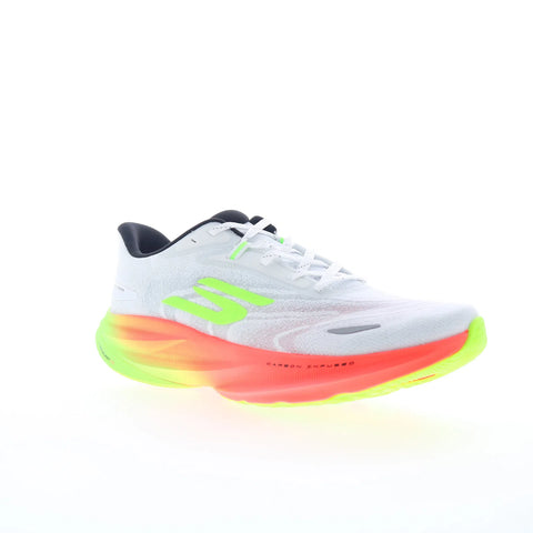 Skechers Aero Spark 246200-WMLT Mens White Synthetic Athletic Running Shoes