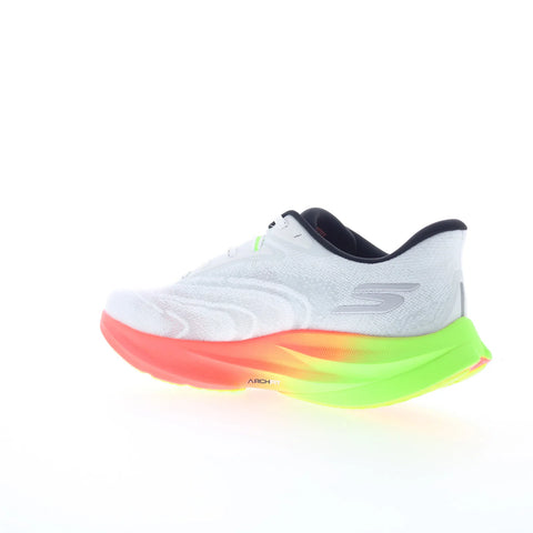 Skechers Aero Spark 246200-WMLT Mens White Synthetic Athletic Running Shoes