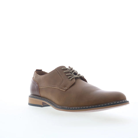 Steve Madden Agap AGAP01M1 Mens Brown Oxfords & Lace Ups Plain Toe Shoes