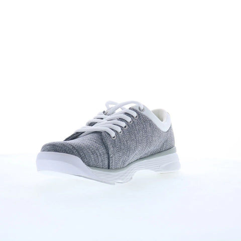 Dexter Ainslee DW0002498 Womens Gray Canvas Lace Up Athletic Bowling Shoes 